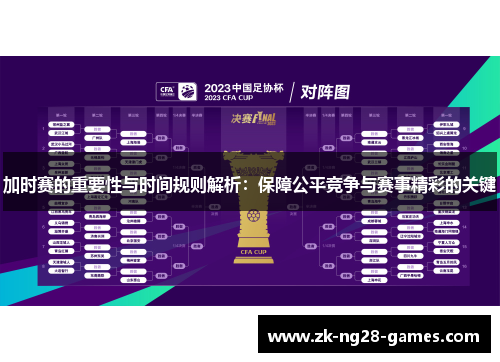 加时赛的重要性与时间规则解析：保障公平竞争与赛事精彩的关键
